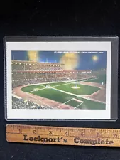 CROSLEY FIELD CINCINNATI REDS NIGHT GAME REPRODUCTION 1990