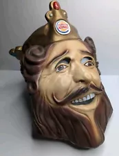 Burger King Rubber Mask The King Halloween Head Face Crown Rubie's Costume 2006