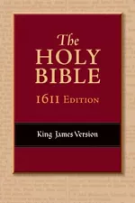 KJV Bible 1611 Edition : Genuine Leather, Black, Paperback by Not Available (...