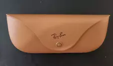 Brown Leather Charging Case For The Ray-Ban Meta Wayfarer Smart Glasses - case o