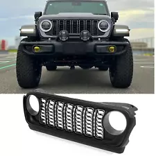 2024 Front Grille Black Mesh Grille Fit for Jeep Wrangler JL / Gladiator JT