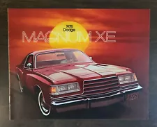 Vintage 1978 Dodge Magnum XE Original Sales Brochure Booklet