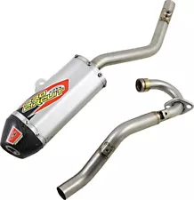 Pro Circuit T-6 Full Exhaust System Stainless #0112023F fits Honda CRF230F