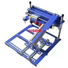 Used 6.7 Inches Diameter Cylindrical Screen Printing Machine for Cup Bottle Pen