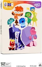 *PRE-SALE* Inside Out 2 (Steelbook 4K Ultra HD + Blu-ray + Digital Copy) | NEW