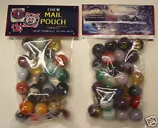 2 BAGS OF MAIL POUCH TOBACCO PROMO MARBLES