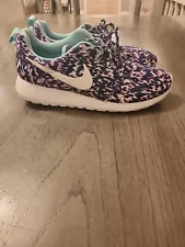 NIKE ROSHE RUN PRINT WOMEN'S RUNNING SHOES 100% authentic multi color