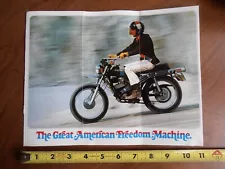 1973 harley-davidson TX-125 sales brochure