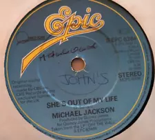 Michael Jackson ~ Shes Out Of My Life 7” Vinyl 1979 [4 for £3 Post]