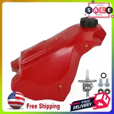 2.4 Gallon Fuel Gas Tank RED For Honda CR125R 88-90 CR250R 88-89 CR500R 89-01