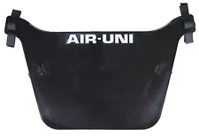 Air-Uni BMX Number Plate BLANK (original 1980's molds) REGULAR SIZE - BLACK