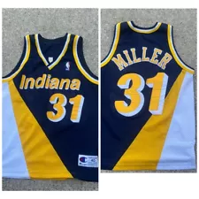 Reggie Miller Indiana Pacers Champion NBA Authentic Jersey SIZE 40 Vintage