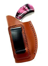 LEFT Hand Brown Leather Inside Pants Holster for NAA 22 RANGER II, 1.63"