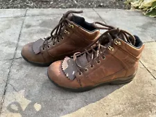 Roper Mens Kiltie Brown Leather Riding Boots SZ 8.5 Used