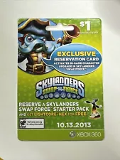 Skylanders Swap Force UFO Hat Target Exclusive Reservation Card