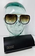 Dita MACH ONE DRX-2030B-59 Black & Gold Gradient Unisex Sunglasses