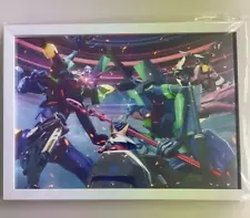 Neon Genesis Evangelion Art Poster 2L Size Frame Standing Type Not for Sale Rare