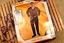 Star Wars Solo Film Halloween Costume , Han Solo Adult Disney Size XXL New