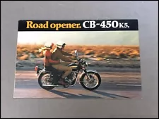 1972 Honda CB-450 K5 CB-450K5 Motorcycle Bike Vintage Sales Brochure Folder