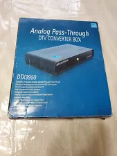 Digital Stream Analog Pass-Through DTV Converter Box: Model DTX9950 New