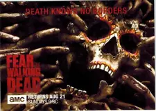 2016 AMC Network Fear The Walking Dead Season 2 Promo Card