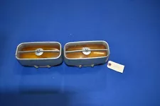 1971 1972 MUSTANG MACH 1 GRILL SPORT LAMPS FOG LIGHTS PAIR (2511)