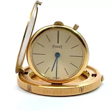 Vintage Piaget 18K Yellow Gold Pocket Watch & 1899 $20 Dollar Gold Coin Pendant