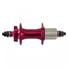 Se Bikes Om Duro Hubs RR 36H Red 8-10s Cass