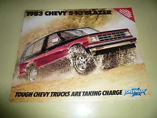 1983 Chevrolet S-10 Blazer Trucks Sales Brochures - Two for One Price