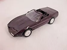 ERTL 1992 CHEVY CHEVROLET CORVETTE CONVERTIBLE BLACK ROSE METALLIC COLLECTORS