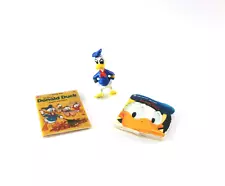 Estate Sale Dollhouse Miniature Donald Duck Figure + Books #528