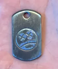 AFK Andy Frankart X Steel Flame Zirconium Dog Tag. This One Is Very Rare