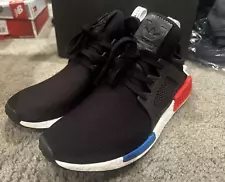 adidas NMD XR1 PK OG BY1909 Boost Core Black Blue Red Primeknit 11.5 11 1/2