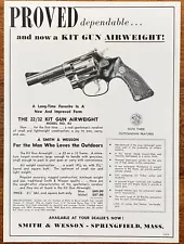 SMITH & WESSON Advertising Sales Sheet 1950s 22/32 Kit Gun Model 43 Airweight