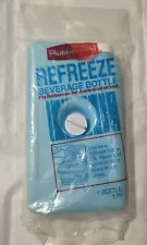 Rubbermaid screw in refreeze beverage bottle 8279 cooler ice pack vintage blue