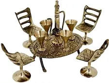 Unique Design Dining Table Chair Maharaja Set Showpiece For Home Decor