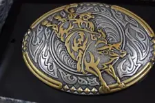 CRUMRINE Belt Buckle Antique Affliction BULL RIDER M&F Western 38010