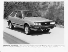 1988 Subaru GL Hatchback Press Photo 0037