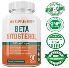 KRK Beta Sitosterol 800mg Prostate Super Support Cholesterol Urinary Bladder