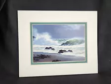 Storm Surge By Roy Gonzalez Tabora Print Hawaiian Artist Art Oil Painting Ocean