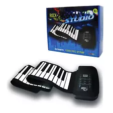 Rock and Roll It - Studio Piano. Roll Up Flexible USB MIDI Piano Keyboard for...