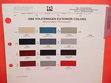 1988 VOLKSWAGEN VW JETTA GOLF FOX CABRIOLET CONVERTIBLE SCIROCCO PAINT CHIPS 88