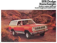 1976 Dodge Ramcharger Sales Brochure