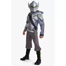 Disguise Genji Official Kids Overwatch Deluxe Costume, XL (14-16)- NEW