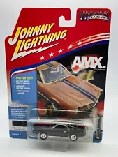 Johnny Lightning Muscle Cars USA 1969 AMC AMX, Black Mink Poly, 1:64, NIB