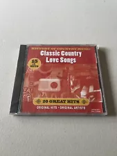 History of Country Music VINTAGE 1998 Classic Country Love Songs New Sealed