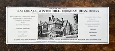 Waterdale, Winter Hill Cookham Dean Berkshire For Sale - 1959 Press Cutting r399