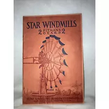 STAR WINDMILLS Pitman Gears Flint and Walling Manuf. Booklet