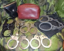 Collection of Handcuffs (toy and real), Keys, Locks, Rubber Manacles