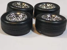 JADA F&F 1/24 SCALE CHROME WHEELS & TIRES FOR 1999 FORD F-150 SVT LIGHTNING